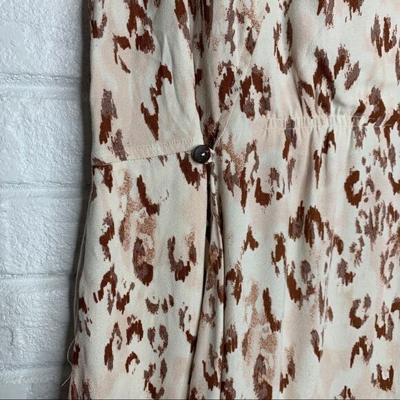 Free People Fake Love Leopard Mini Dress size Small - Picture 3 of 8